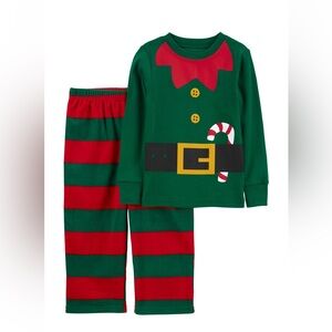 2 Piece Elf Cotton & Fleece Pajamas
